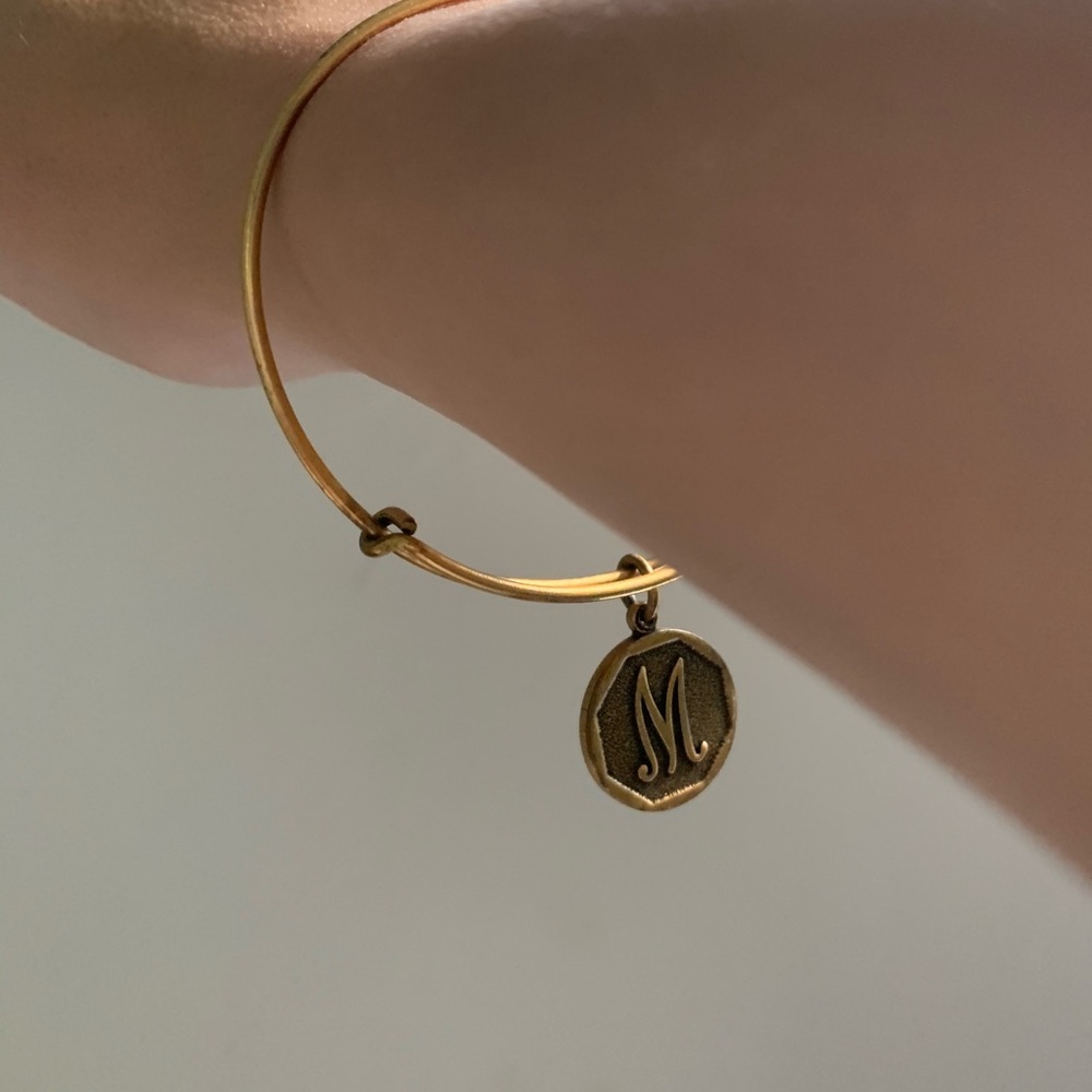 Alex and Ani M Charm Bangle Bracelet
